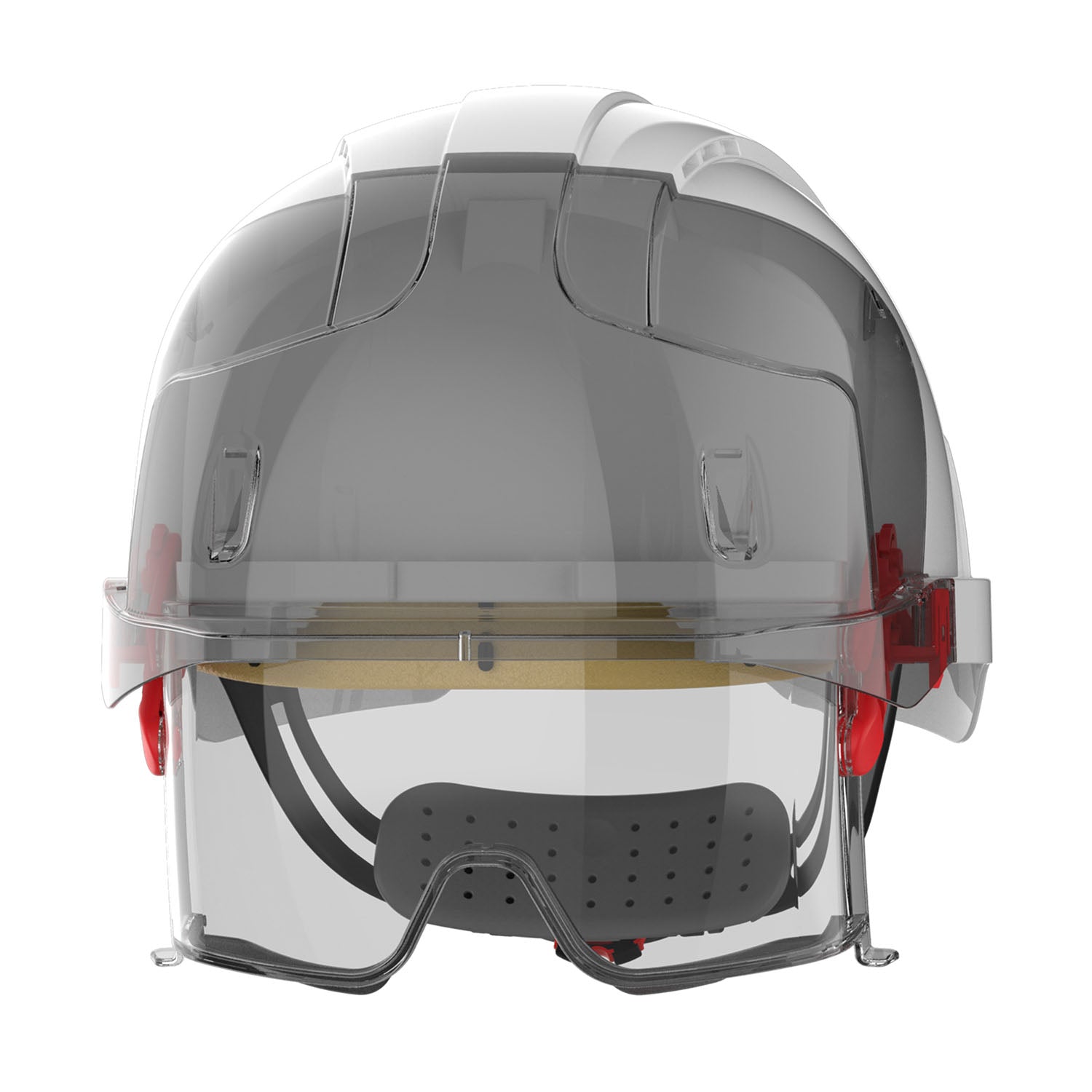 JSP EVO VISTAlens Safety Helmet with Integrated Eyewear - Vented 4