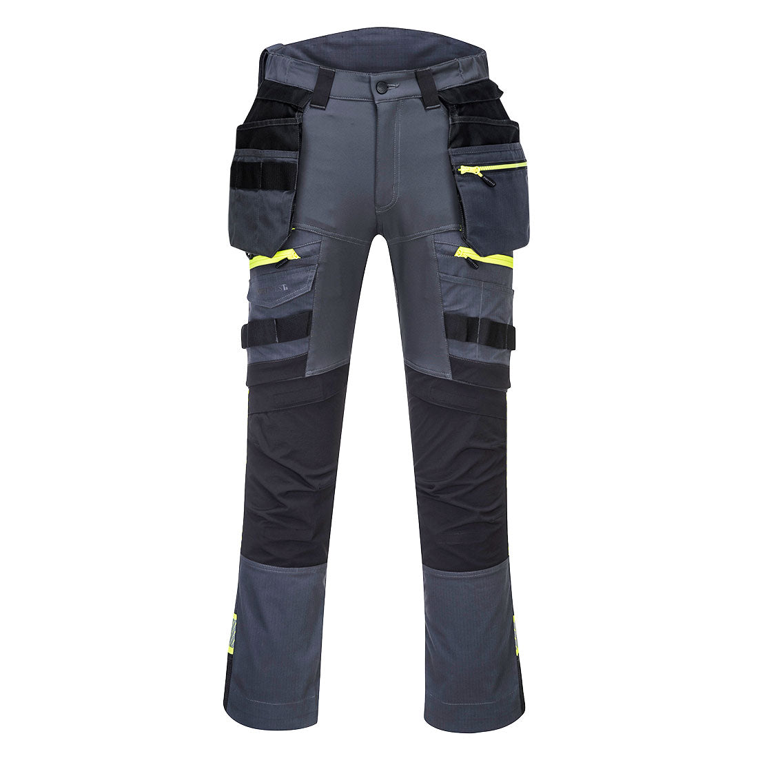 Portwest DX440 DX4 Detachable Holster Pocket Trousers Metal Grey