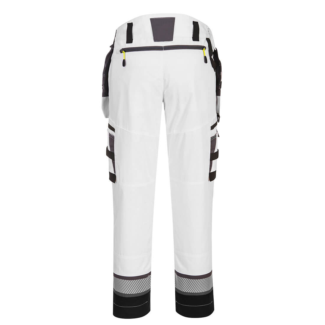 Portwest DX440 DX4 Detachable Holster Pocket Trousers White Grey_Back