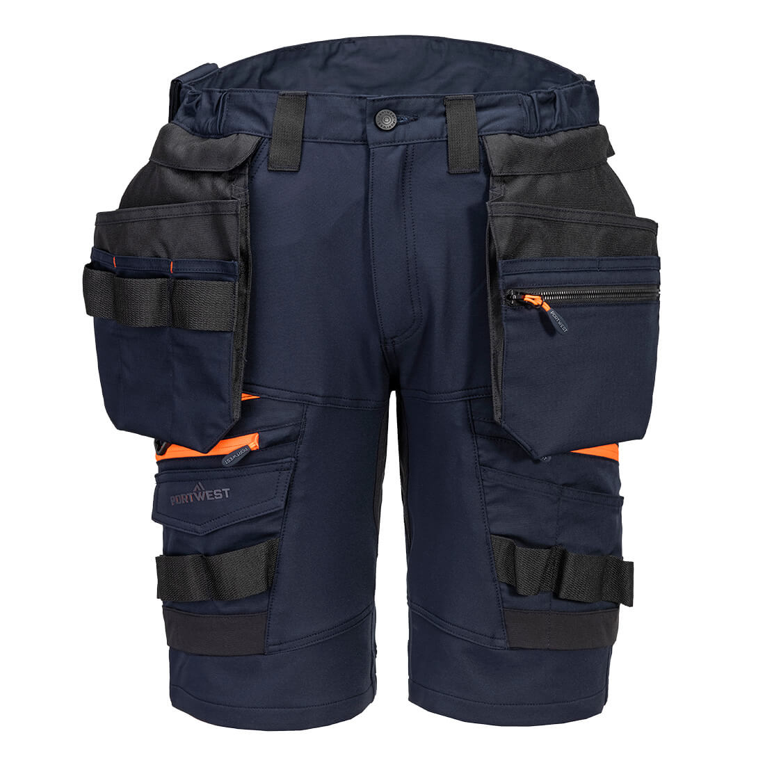 Portwest DX444 DX4 Detachable Holster Pocket Shorts Dark Navy