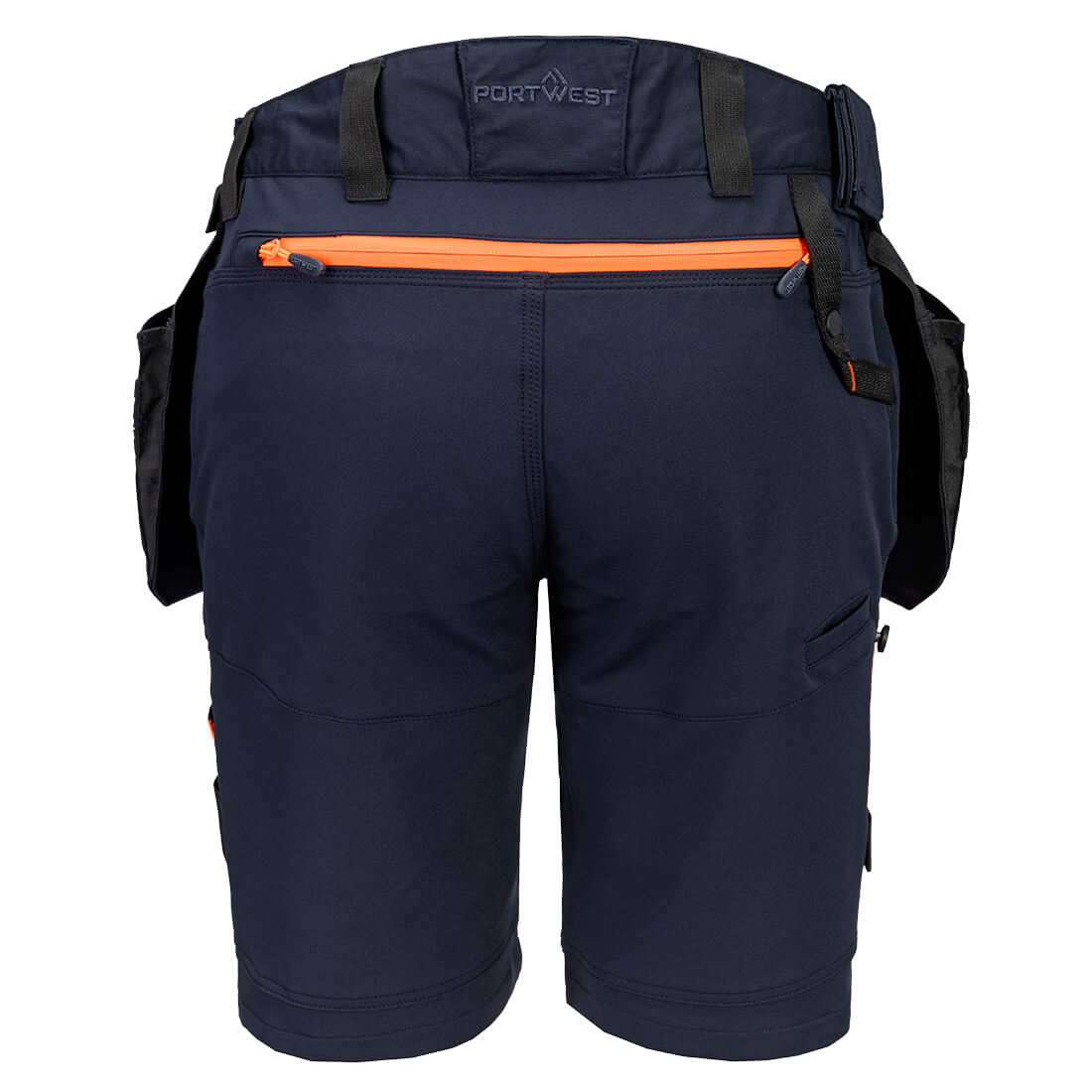 Portwest DX444 Detachable Holster Pocket Shorts  Dark Navy