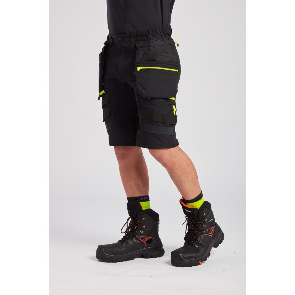 Portwest DX4 Detachable Holster Pocket Shorts BlacK