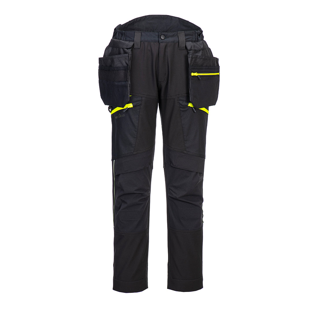 Portwest DX450 DX4 Detachable Holster Pocket Softshell Trousers -Black