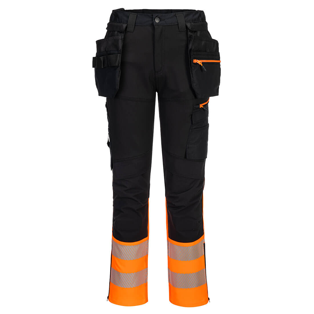 Portwest DX457  DX4 Hi-Vis Holster Pocket Craft Trousers OB