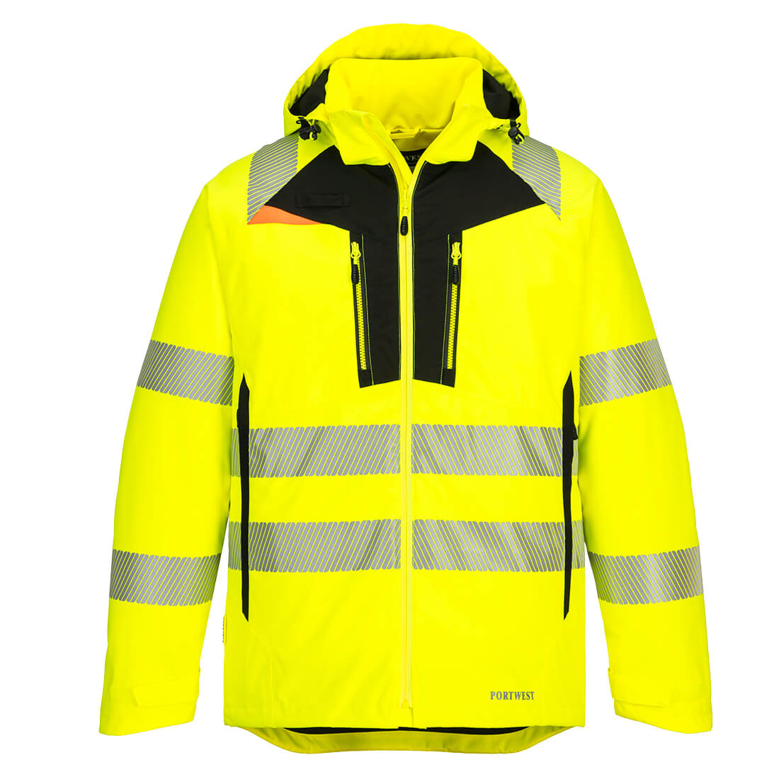 Portwest DX461 DX4 Hi-Vis Winter Jacket Yellow/Black