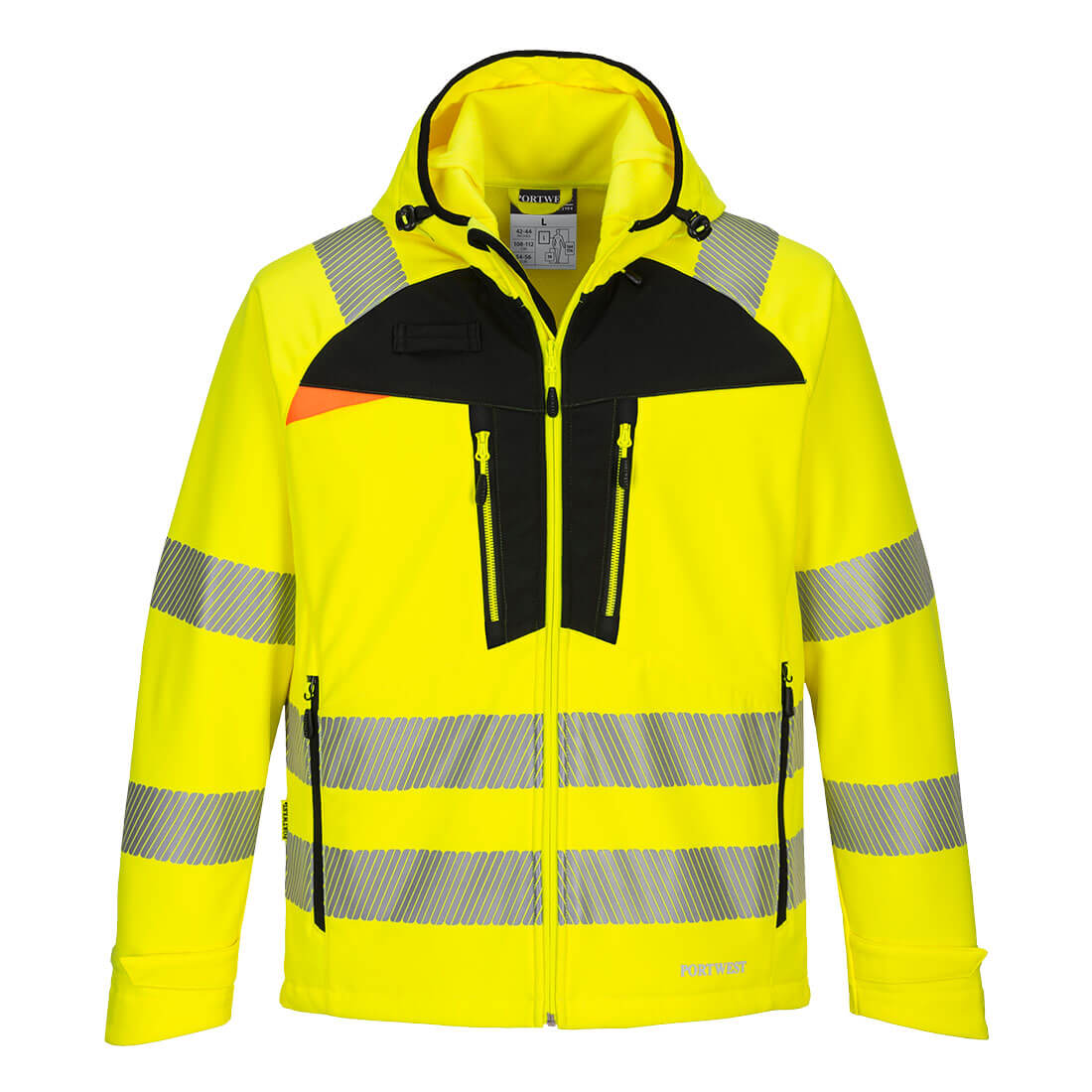 Portwest DX475 DX4 Hi-Vis Softshell Yellow