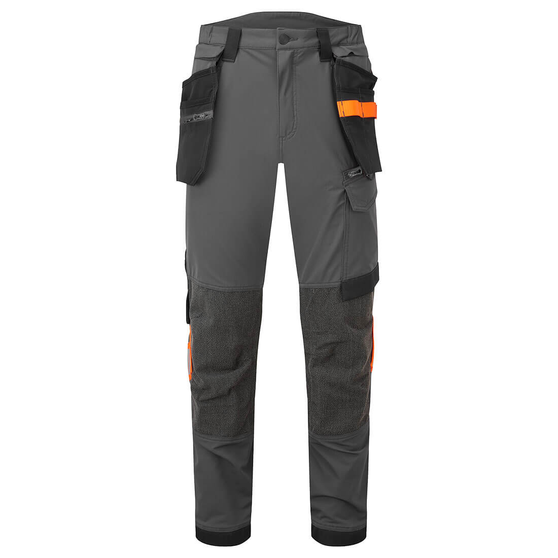 Portwest EV440 EV4 Stretch Detachable Holster Trouser Metal Grey