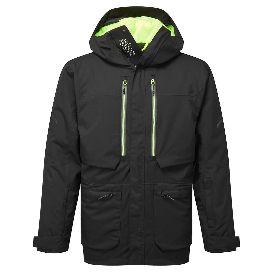 Portwest EV461 EV4 Winter Parka Jacket Black