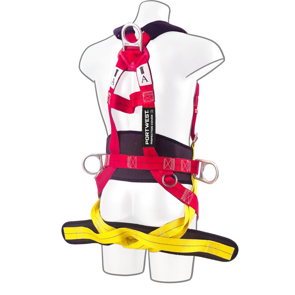 Portwest FP18 3 Point Comfort Plus Harness Red_R