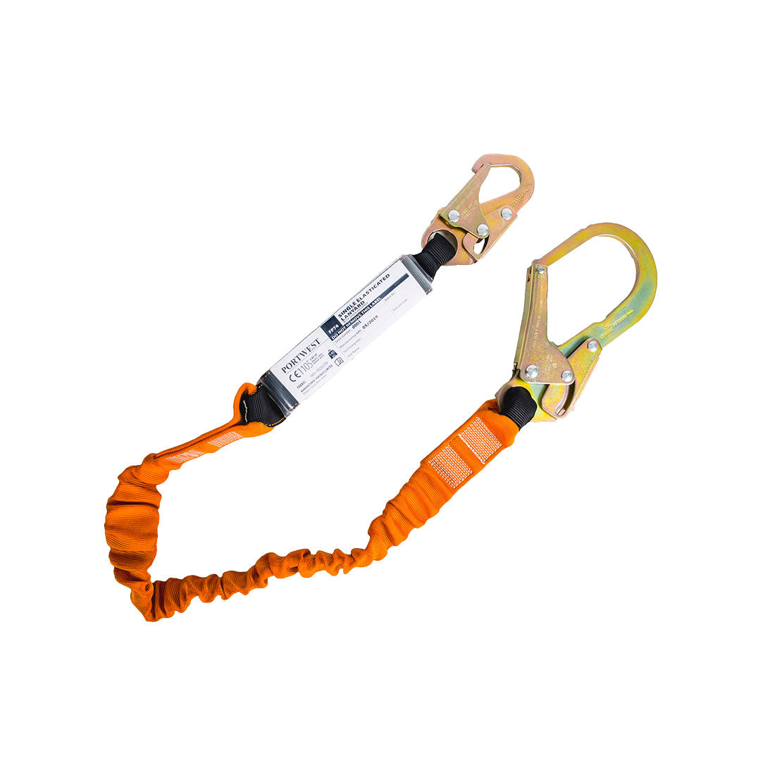 Portwest FP74 Single 140kg 1.8m Lanyard with Shock Absorber