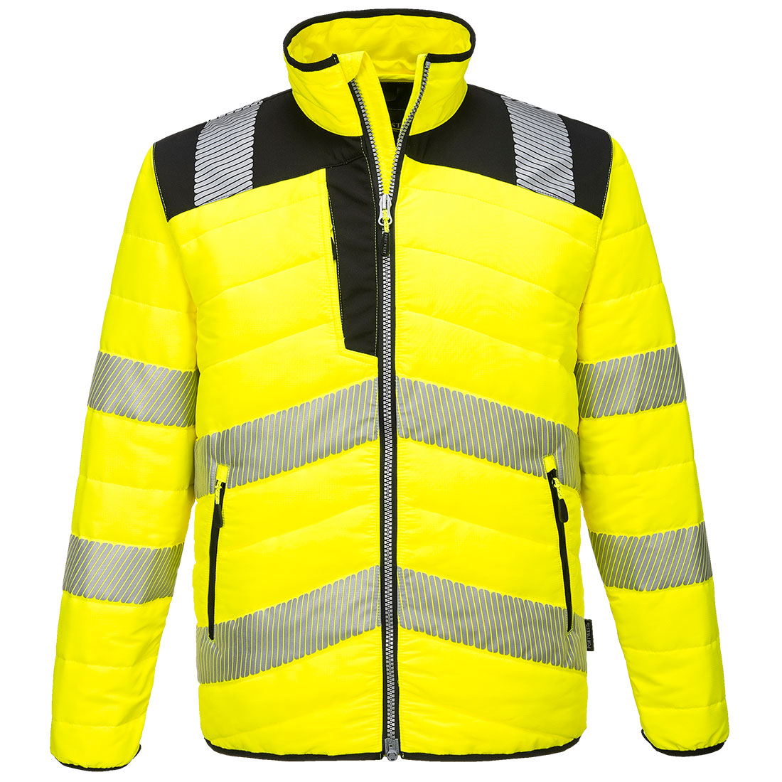 Portwest PW371 PW3 Hi-Vis Baffle Jacket Yellow/Black