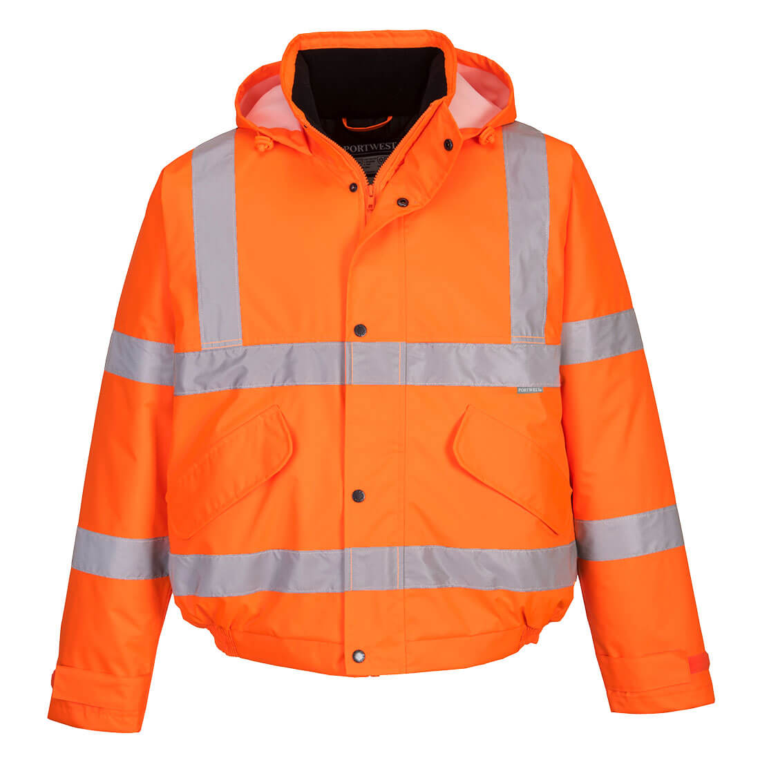 Bright orange sale bomber jacket