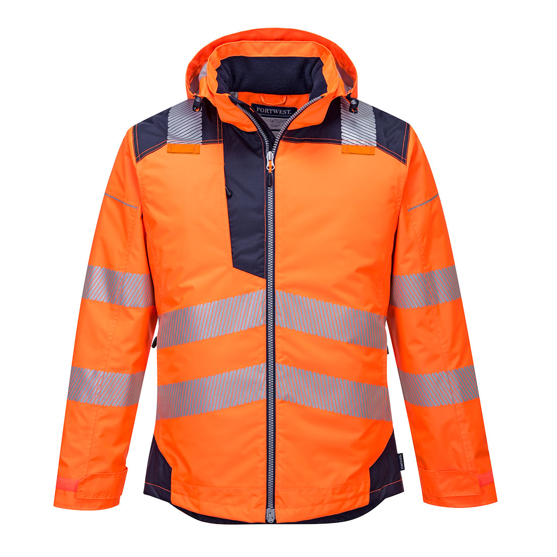 Portwest T400 PW3 Hi-Vis Winter Jacke tOrange Navy