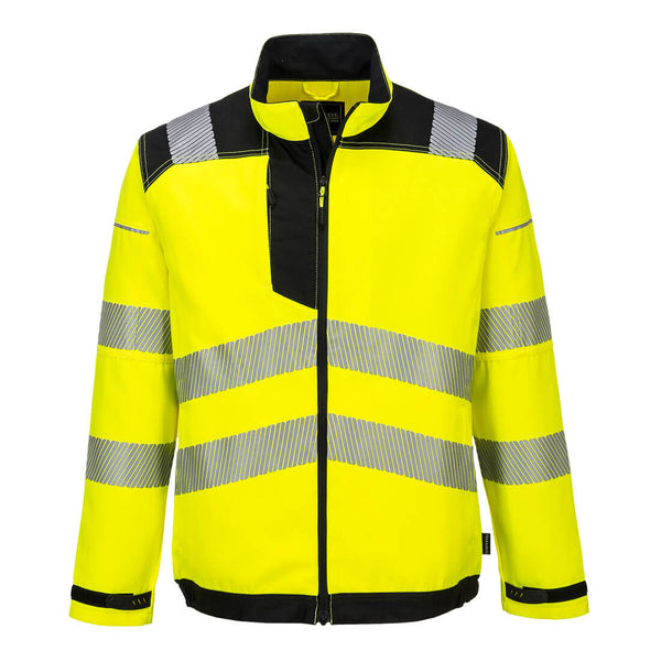 Portwest T500 PW3 Hi-Vis Work Jacket - Yellow/Black