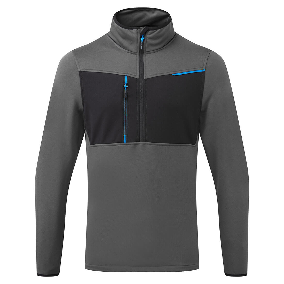 Portwest T755 WX3 Half Zip Tech Fleece Metal Grey