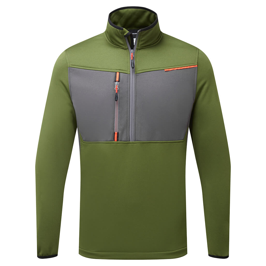 Portwest T755 WX3 Half Zip Tech Fleece Olive Green