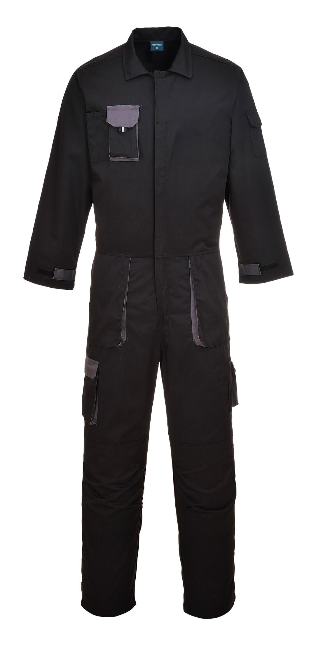 Portwest TX15 Texo Contrast Coverall Black