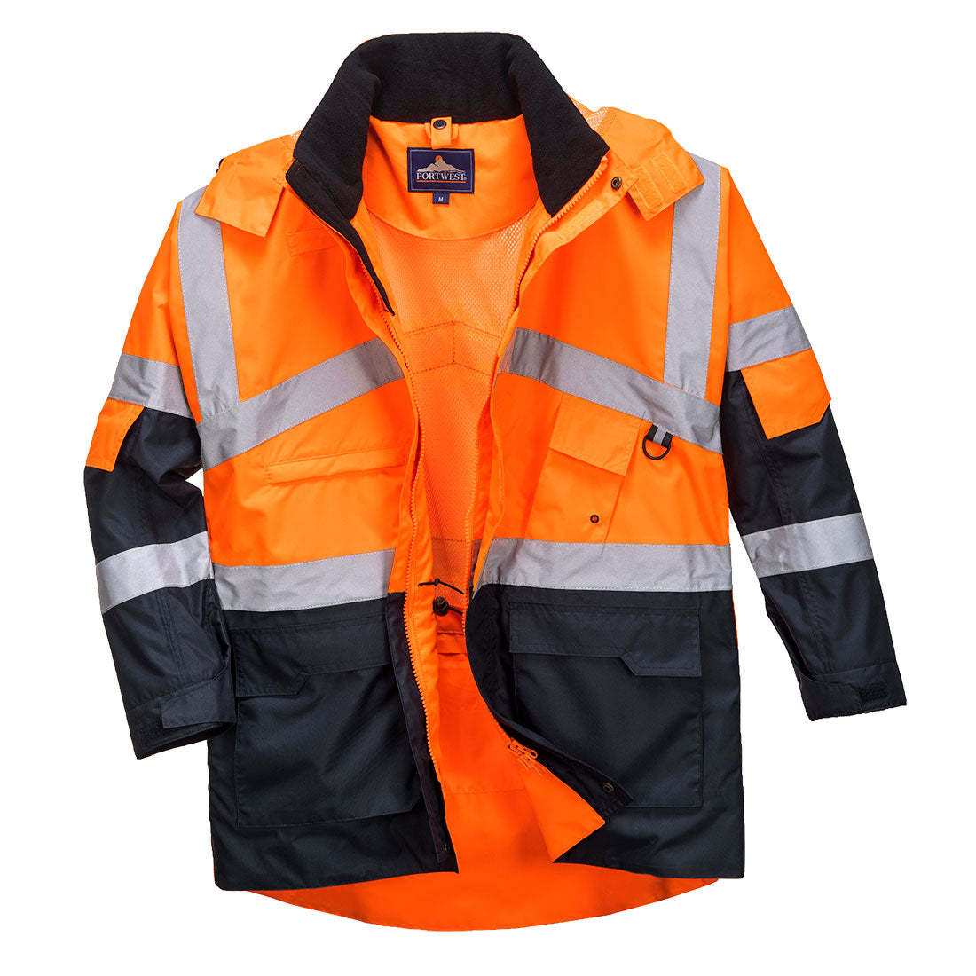 Portwest T500 PW3 Hi-Vis Work Jacket - Yellow/Black