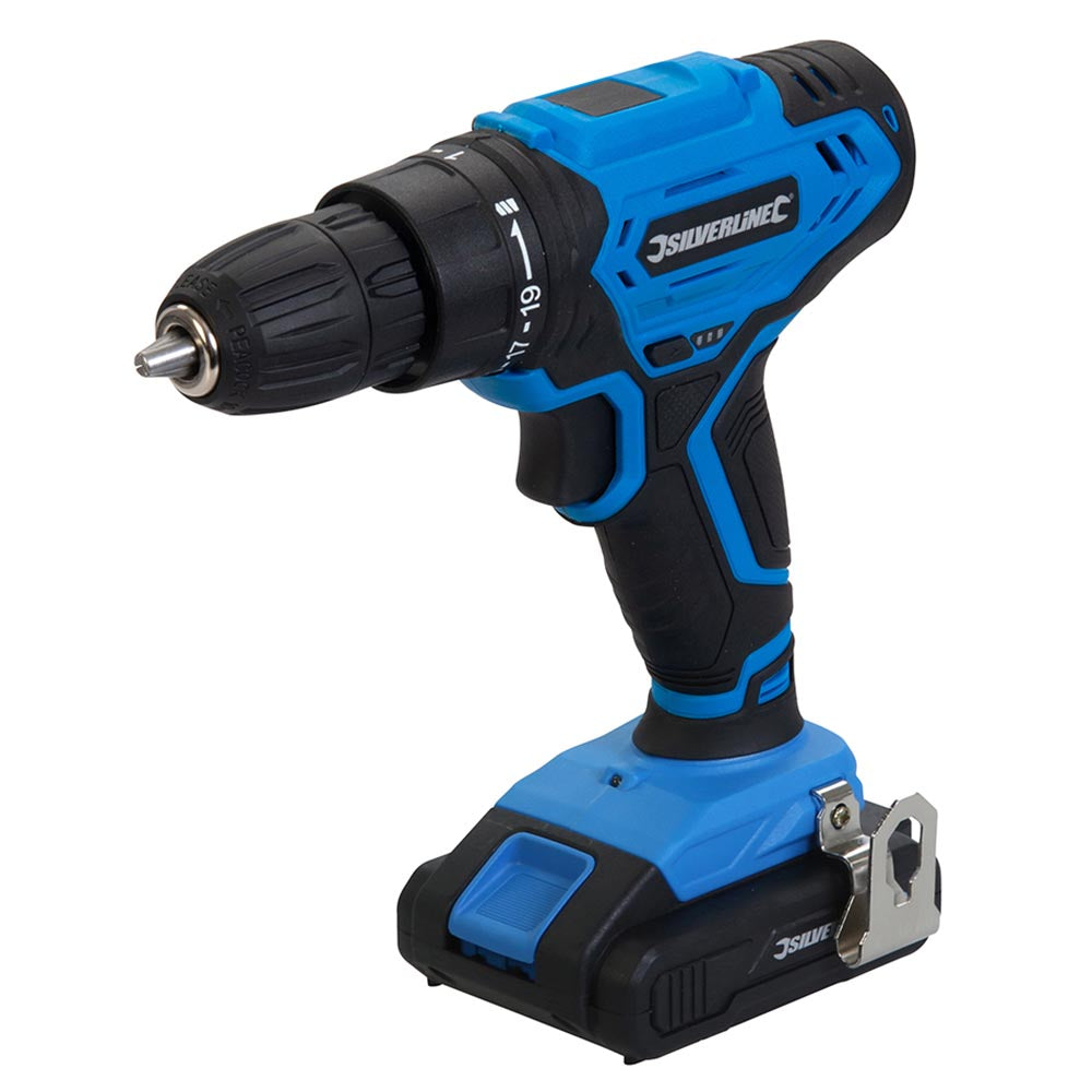 Silverline 975325 18V Cordless Drill Driver